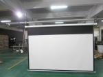 Large Electric Tab Tensioned Motorized Screen With Remote Control For Outdoor