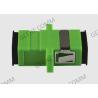 Buy cheap Single Mode Simplex SC APC Fiber Optic Cable Adapter Green Color from wholesalers