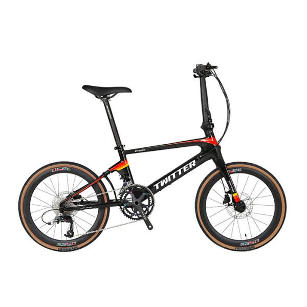 Buy cheap Hydraulic Brake Carbon Folding Bicycle Mountain Bike SRAM S700 22 Speed from wholesalers