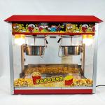 Industrial Caramel Double Pot Popcorn Machine Commercial Popcorn Maker for Your
