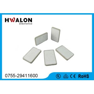 Buy cheap White Color Small PTC Ceramic Heater Element 12 - 24 Voltage Rectangle Chip from wholesalers