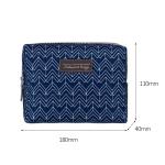 Professional Custom Logo Natural Bridesmaid Mini Polyester Cosmetic Bag