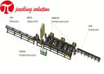 Automatic Steel Tube Packing Machine Horizontal 2-9m Conveyor Length