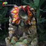 Roar Sound Dinosaur Animatronics In Theme Park Museum Exhibition