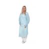 Buy cheap Single Use Surgical Aprons Blue Plastic Patient CPE Gowns With Long Sleeves from wholesalers