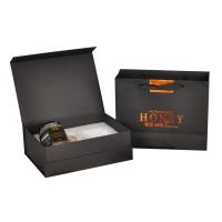 Buy cheap Elegant Glass Bottle Carry Honey Gift Box Magnetic Cardboard Packaging product