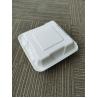 Buy cheap 9inch biodegradable disposable clamsell cardboard box 3 compartment fast food takeout packaging box for restaurant from wholesalers