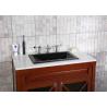 Buy cheap Black Granite Countertops Single Sink Polished Treatment CNC Engraved from wholesalers
