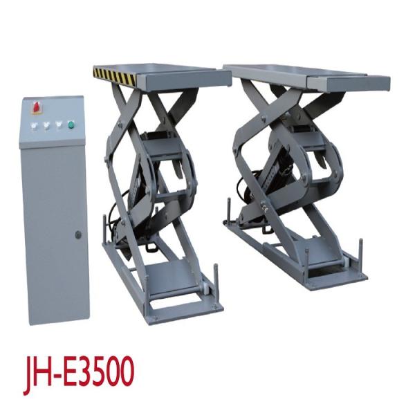 Buy cheap Electronic Hydraulic Vehicle Scissor Lift With Control Box 3500KGS Capacity from wholesalers