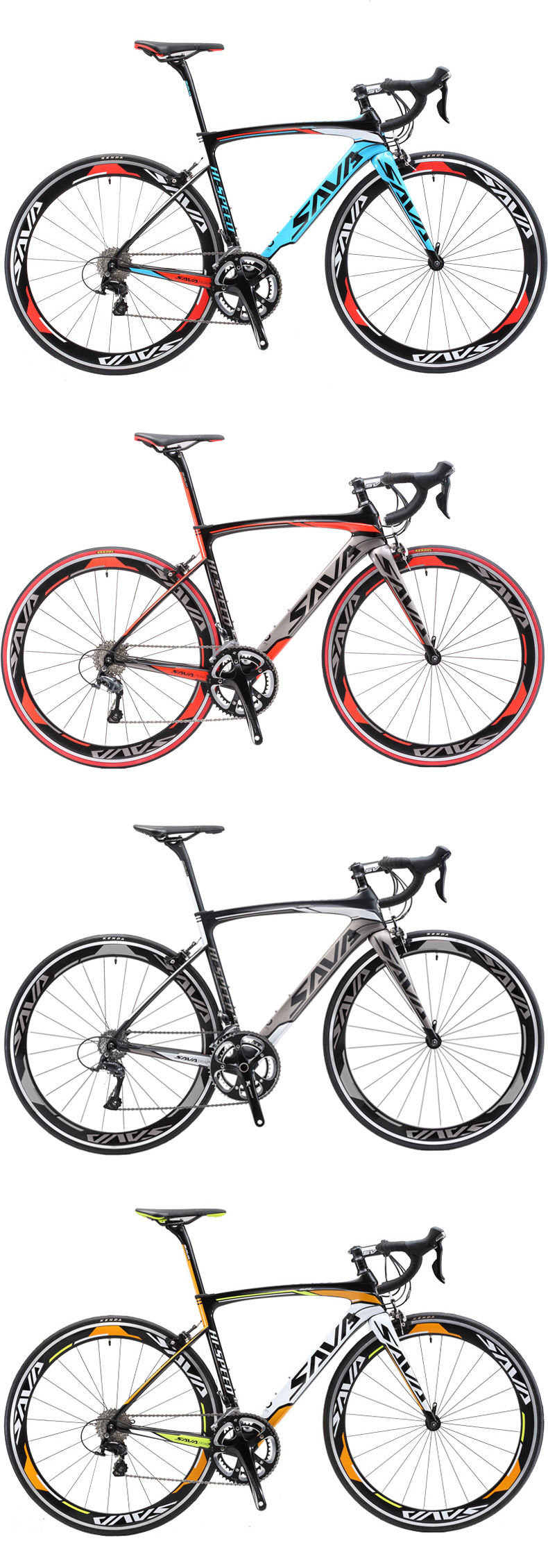 SAVA Windwar5.0 Carbon Fiber Racing Bicycle 9.5kg / 21.16lb