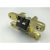 Buy cheap Gold Plated Hidden Door Hinges For 30mm Solid Wood Doors , Fireproof Door from wholesalers