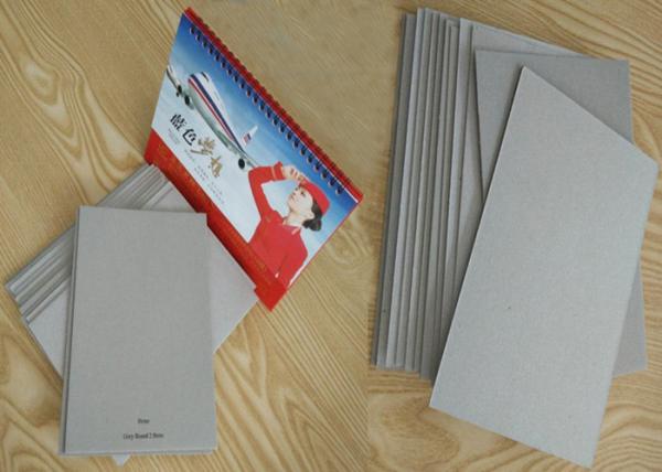 Quality 787 * 1092mm 889 * 1194mm Grey Chip Board Uncoated For Packaging / Calendar for sale