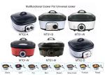 Time Efficient Non Stick Multi Cooker Enhance Natural Food Flavors Round Shape