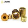 Buy cheap M12 Precision CNC Machining Parts Brass Threaded Inserts Polished from wholesalers