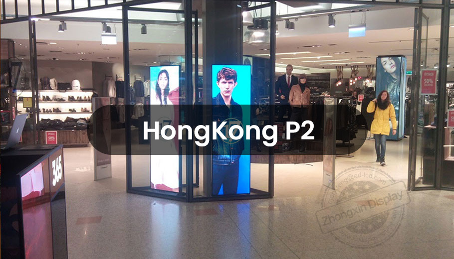 New Poster Led Display P1.25 COB Indoor Ultra Thin Commercial Floor Stand LCD display