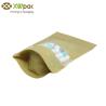 Buy cheap Heat Seal Stand Up Brown Rice Paper Bags With Window One - Way Degassing Valve from wholesalers