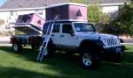 Glass Fiber Hard Shell Roof Top Tent HG125