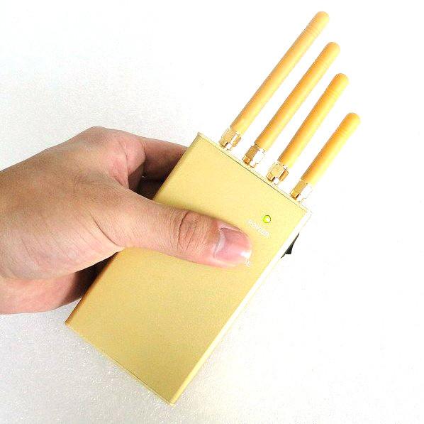Buy cheap 3.2 W Portable Cell Phone Jammer , 3G / GPS 4 Antenna Jammer Shield from wholesalers
