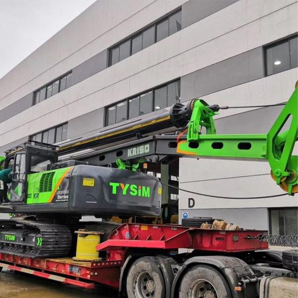Quality 32m 150 KN.M Bore Pile Driver Machine KR150D 30rmp for sale