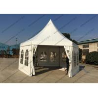 Buy cheap White PVC Cover Pagoda Party Tent , Waterproof Outdoor Event Tent Transparent product
