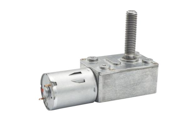 Buy cheap Threaded Shaft Square Gear Box Motor 24V High Torque 150rpm from wholesalers