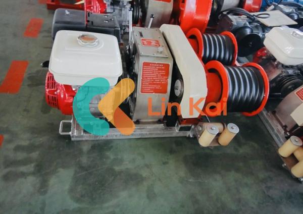 Buy cheap Durable 9KW Diesel And Gasonline 30 50kn Double Capstan Winch Tower Erection Machine from wholesalers