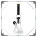 Three Showerhead Perc 8 Arms Tree Pecolator Bongs Glass Smoking Beaker Bong