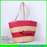 Buy cheap LUDA 2015 wholesale beach bags stripe wheat straw beach bag from wholesalers