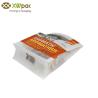 Buy cheap Food Grade Rice Paper Bags Silk Paper Bag With Clear Window Zipper Moisture Proof from wholesalers