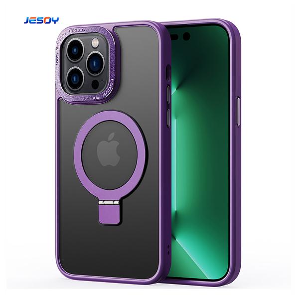 Buy cheap Magnetic Invisible Stand Magsafe Phone Case 16FT Military Shockproof Protection from wholesalers