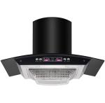 Buy cheap Electric Arc Glass Chimney Hood Stainless Steel Housing App Controlled Kitchen Range Hood from wholesalers