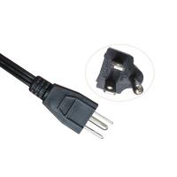 Buy cheap Ul Retractable Three Prong Ac Power Cord , 16a 125v Ac Power Adapter Cable product