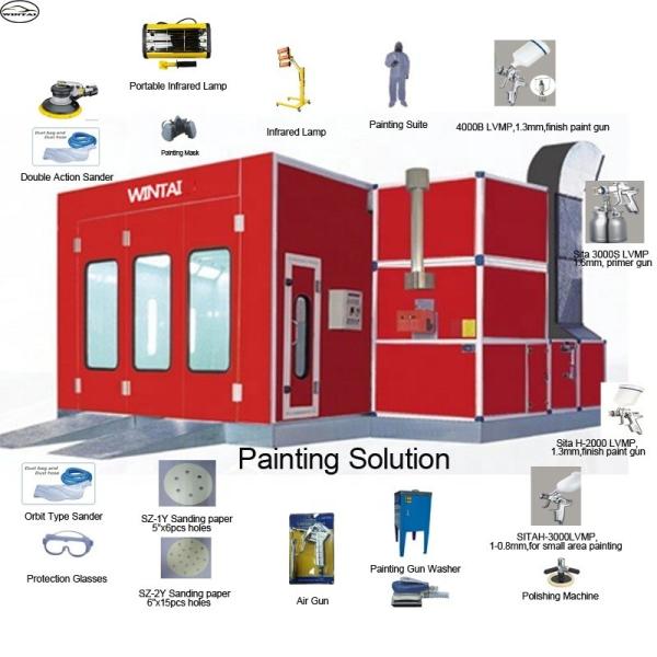 Buy cheap Standing Type Automotive Spray Booth For Clean And Precise Painting from wholesalers