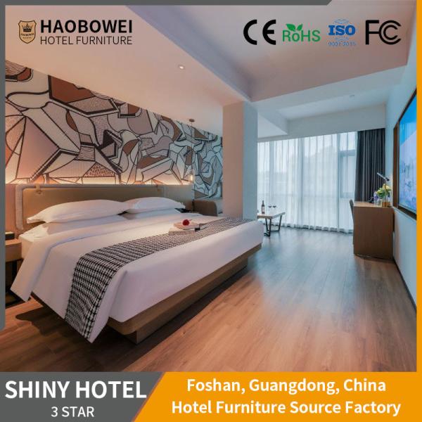 Customized Internal Structure Furniture King Size Bedroom Headboard for Three