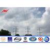 Buy cheap 132KV Medium Voltage Galvanized Transmission Line Pole Anti Rust 3-15m from wholesalers
