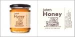 Non Residue Waterproof Honey Glass Jars Labels and Seal Sticker