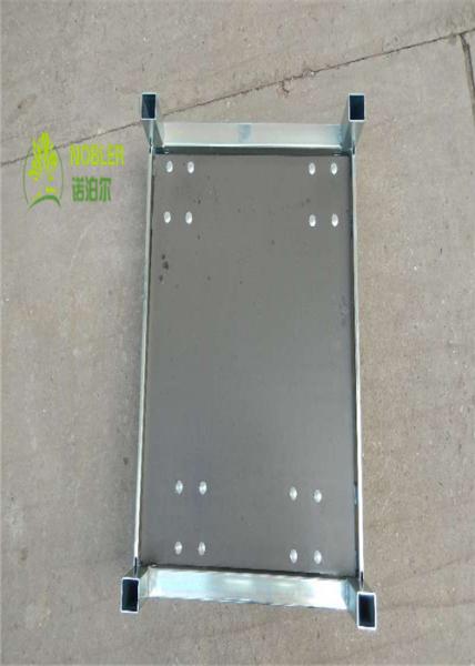 Plywood Danish Trolley Shelves For Containers European Flower , Metal Flower