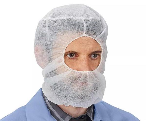 Buy cheap 40*38 CM Disposable Protective Non-Woven PP Balaclava for Food Processing Industry from wholesalers