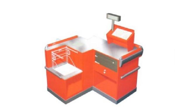 Buy cheap Aluminum Alloy Express Checkout Counter Supermarket Steel Checkoutstand from wholesalers