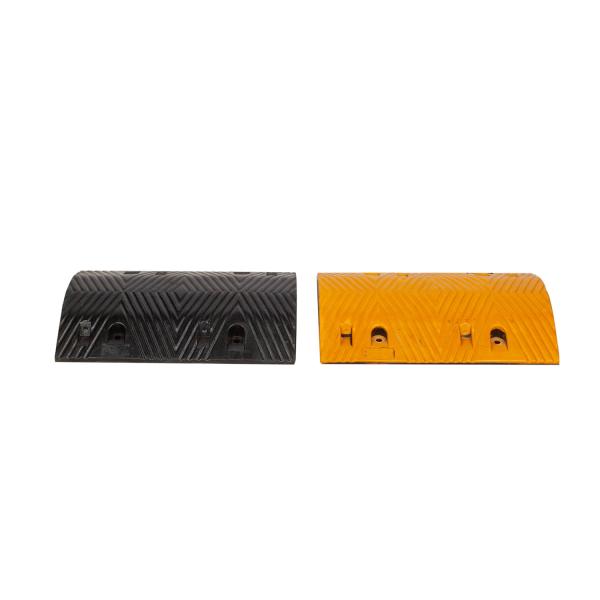 Buy cheap Temporary Durable Rubber Road Speed Bumps Black & Yellow from wholesalers