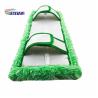 Buy cheap 6"X16" Disposable Dry Mop Pads Green Floor Cleaning 800gsm Flat Mop Refill Pad from wholesalers