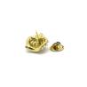 Buy cheap Crown Shaped Mens Diamond Cufflinks Inlaid Pearl Gold Color ODM from wholesalers