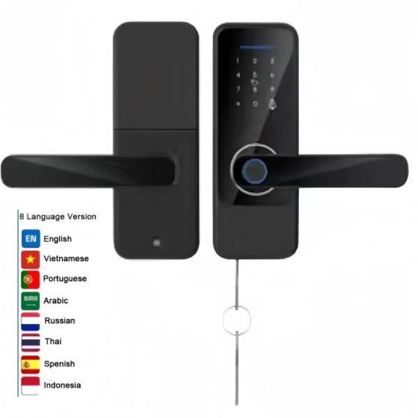 Buy cheap Multi Language Smart Fingerprint Lock Department Fingerprint Door Lock Bedroom from wholesalers