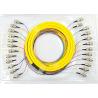 Buy cheap Yellow 12 Core Single Mode Fiber Optic Cable Customized Length -40 - 75℃ Operating from wholesalers