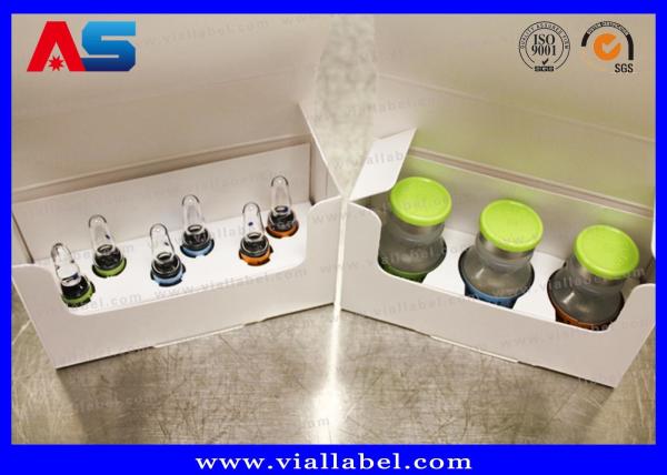 Buy cheap PCT / Hcg Pharmaceutical Packaging Box Stopper Caps / Medication Pill Box for 1ml vial / ampoule from wholesalers