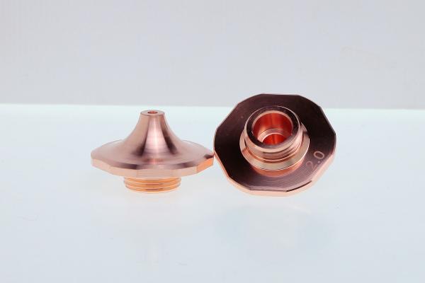 Buy cheap Nozzle For Hans Laser Head D28H15M11 CNC Fiber Laser Cutting Parts from wholesalers