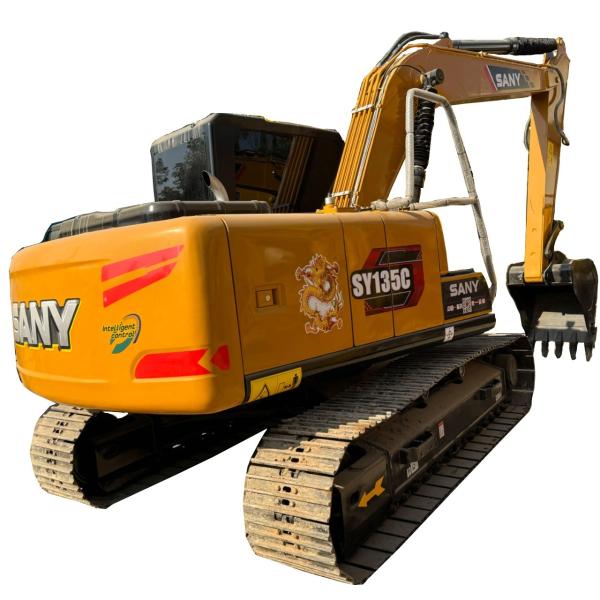 Buy cheap 69.6KW Second Hand DOOSAN Sany135 Excavator Energy-saving and Suitable for Crushing from wholesalers