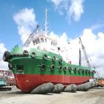 Heavy Duty Ship Launching Airbags Construction Inflatable Air Bags