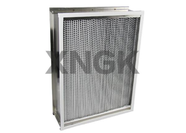 Rigid High Temperature Air Filter , High Efficiency Hepa Filter Stainless Steel