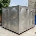 Construction Works Stainless Steel Sectional Water Tank 304/201/316 Big Metal